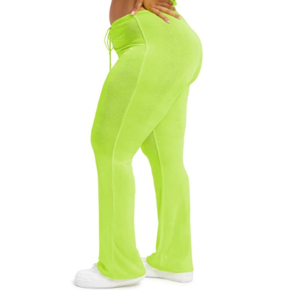 New ~ GOOD AMERICAN Shimmer High Waist Swimsuit Cover-Up Pants Size 2 / Med - Picture 7 of 8